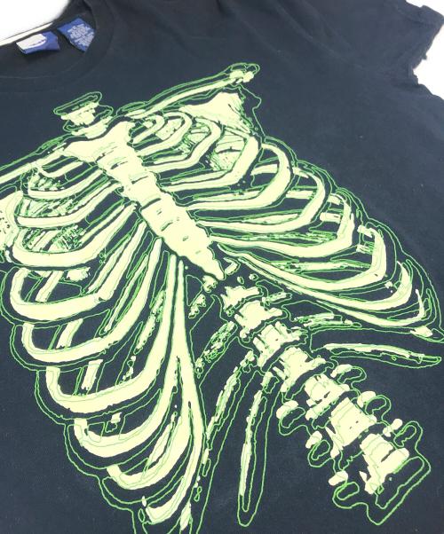 VINTAGE（ヴィンテージ）VINTAGE (ヴィンテージ) ボーンTシャツ ブラック サイズ:XLの古着・服飾アイテム