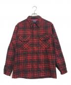 PENDLETONペンドルトン）の古着「ボードネルシャツ」｜レッド