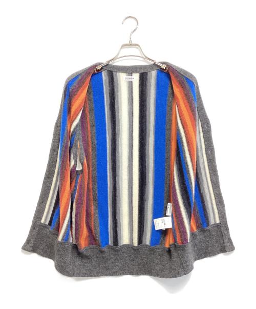 Coohem（コーヘン）Coohem (コーヘン) MULTI STRIPE KNIT VEST マルチカラー サイズ:Lの古着・服飾アイテム