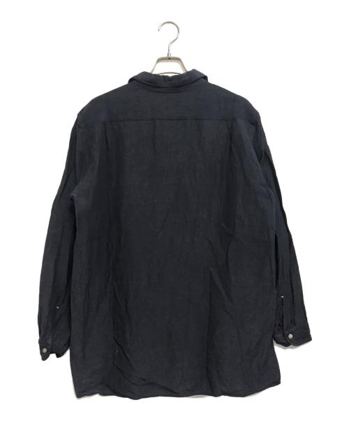 Aquellos Ojos Verdes（アケヨス オホス ヴェルデス）Aquellos Ojos Verdes (アケヨス オホス ヴェルデス) コットンリネンシャツ ネイビー サイズ:3の古着・服飾アイテム