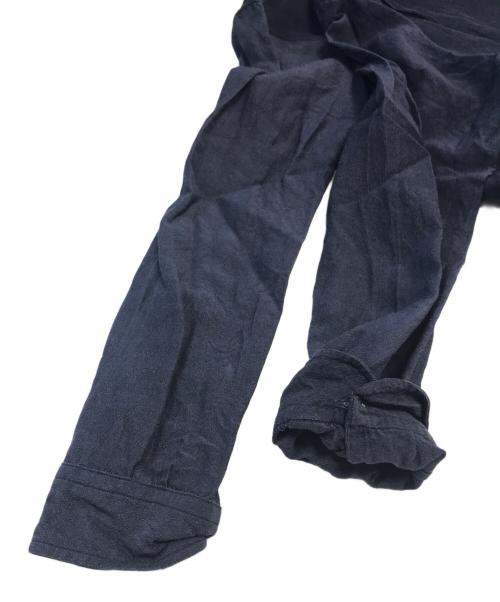 Aquellos Ojos Verdes（アケヨス オホス ヴェルデス）Aquellos Ojos Verdes (アケヨス オホス ヴェルデス) コットンリネンシャツ ネイビー サイズ:3の古着・服飾アイテム