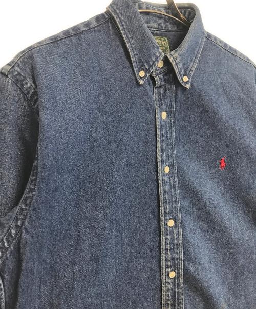POLO COUNTRY（ポロカントリー）POLO COUNTRY (ポロカントリー) デニムシャツ インディゴ サイズ:Lの古着・服飾アイテム