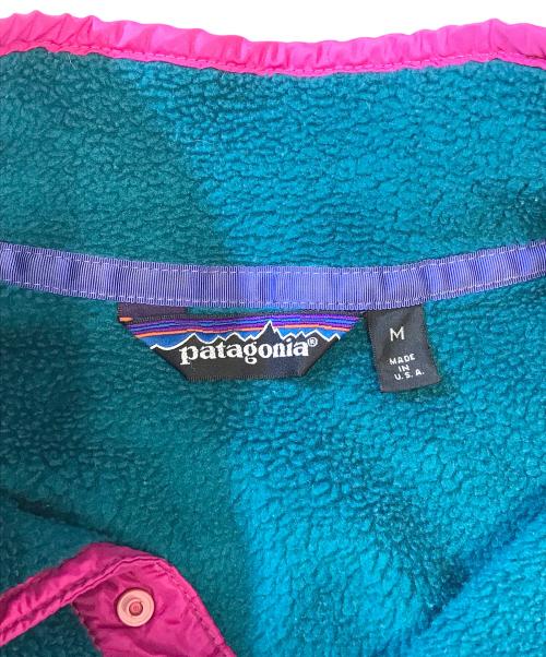 Patagonia（パタゴニア）Patagonia (パタゴニア) シンチラスナッププルオーバージャケット グリーン サイズ:Mの古着・服飾アイテム