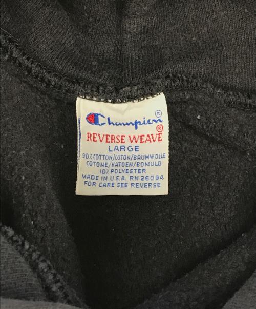 Champion（チャンピオン）Champion (チャンピオン) リバースウィーブスウェット ブラック サイズ:Lの古着・服飾アイテム