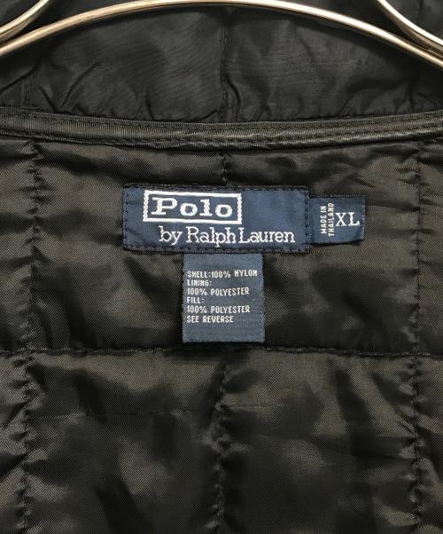 POLO RALPH LAUREN（ポロ・ラルフローレン）POLO RALPH LAUREN (ポロ・ラルフローレン) キルティングジャケット ブラック サイズ:XLの古着・服飾アイテム