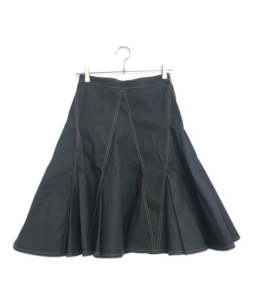 GIVENCHY（ジバンシィ）GIVENCHY (ジバンシィ) フレアスカート ブラック サイズ:38の古着・服飾アイテム