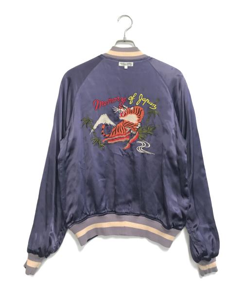 I'm from JAPAN（アイムフロムジャパン）I'm from JAPAN (アイムフロムジャパン) Hollywood Ranch Market (ハリウッドランチマーケッド) スカジャン ブルー×パープル サイズ:Sの古着・服飾アイテム