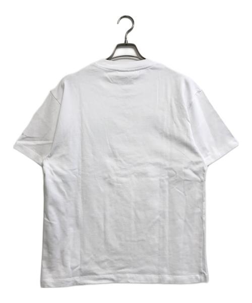 maison kitsune（メゾンキツネ）maison kitsune (メゾンキツネ) フラッシュフォックスコンフォートTシャツ ホワイト サイズ:Sの古着・服飾アイテム