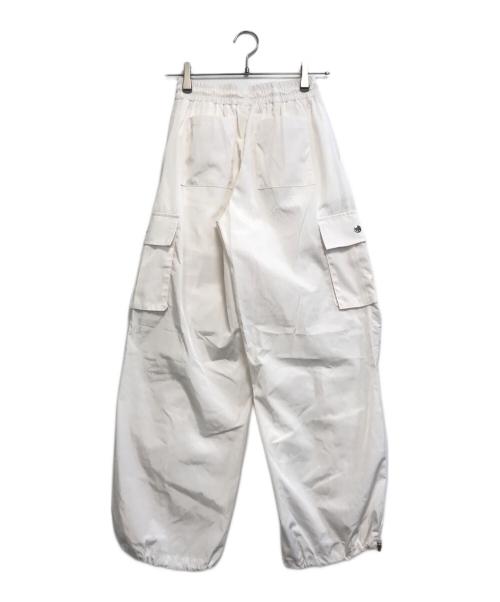 POPPY（ポピー）POPPY (ポピー) GATHER RIBBON CARGO PANTS ホワイト サイズ:Lの古着・服飾アイテム