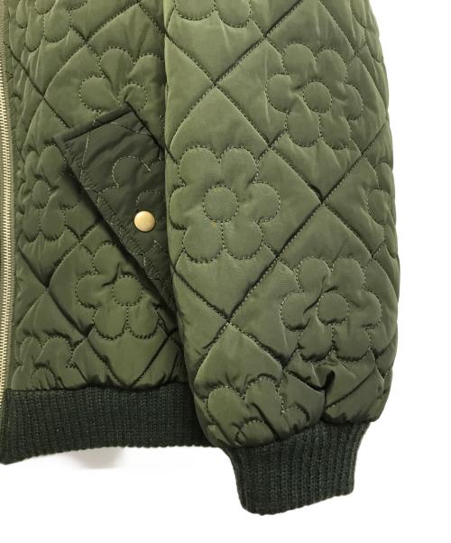 POPPY（ポピー）POPPY (ポピー) フラワーキルティングブルゾン オリーブ サイズ:Fの古着・服飾アイテム