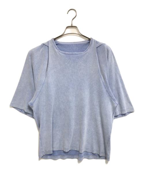 CORNERSTONE（コーナーストーン）CORNERSTONE (コーナーストーン) Tシャツ スカイブルー サイズ:44の古着・服飾アイテム