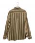 PT TORINO (ピーティートリノ) Striped Long Sleeve Shirt オリーブ サイズ:40 未使用品：8000円