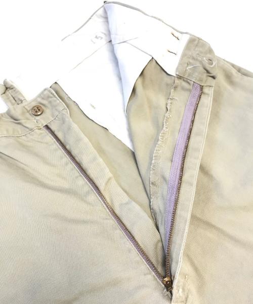 VINTAGE MILITARY（ヴィンテージ ミリタリー）VINTAGE MILITARY (ヴィンテージ ミリタリー) US ARMY チノパン ベージュ サイズ:34×33の古着・服飾アイテム