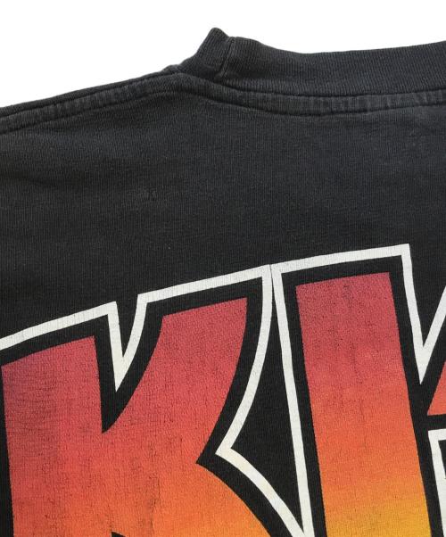 バンドTシャツ（バンドTシャツ）バンドTシャツ (バンドTシャツ) 90s KISS(キス) バンドTシャツ ブラック サイズ:Lの古着・服飾アイテム