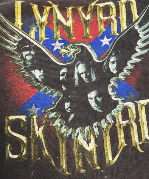 バンドTシャツ（バンドTシャツ）バンドTシャツ (バンドTシャツ) 90s LYNYRD SKYNYRD(レーナード・スキナード) バンドTシャツ ブラック サイズ:XLの古着・服飾アイテム