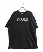アーティストTシャツアーティストTシャツ）の古着「ELVIS PRESLEY(エルビスプレスリー) アーティストTシャツ」｜ブラック