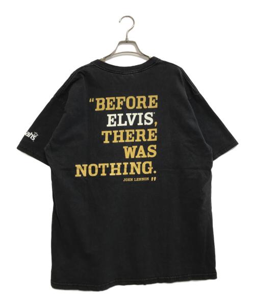 アーティストTシャツ（アーティストTシャツ）アーティストTシャツ (アーティストTシャツ) ELVIS PRESLEY(エルビスプレスリー) アーティストTシャツ ブラック サイズ:XLの古着・服飾アイテム
