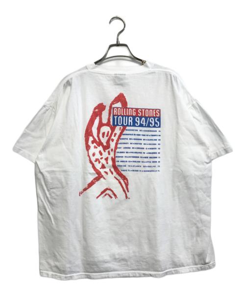 バンドTシャツ（バンドTシャツ）バンドTシャツ (バンドTシャツ) 90s THE ROLLONG STONES(ザ・ローリングストーンズ) バンドTシャツ ホワイト サイズ:XLの古着・服飾アイテム