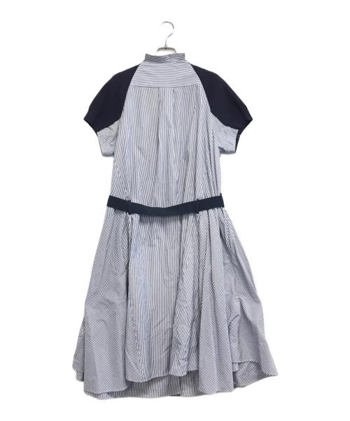 sacai（サカイ）sacai (サカイ) Cotton Knit Dress ネイビー サイズ:2の古着・服飾アイテム