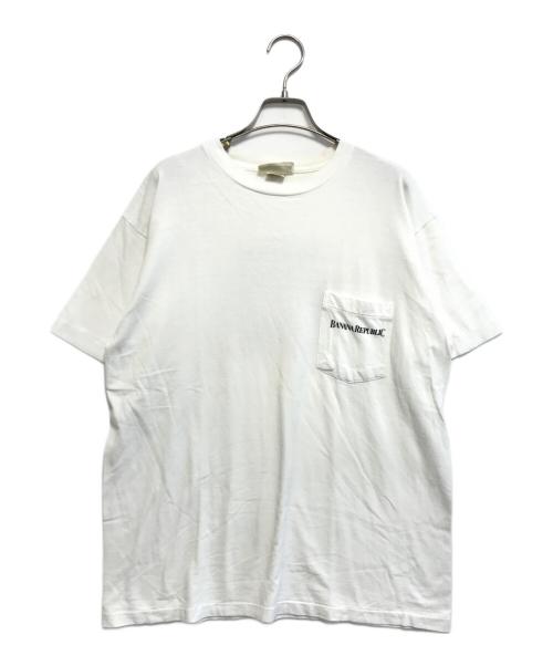 BANANA REPUBLIC（バナナリパブリック）BANANA REPUBLIC (バナナリパブリック) ポケットTシャツ ホワイト サイズ:Ｓの古着・服飾アイテム
