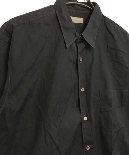 COMME des GARCONS HOMME（コムデギャルソン オム）COMME des GARCONS HOMME (コムデギャルソン オム) オレンジステッチシャツ ネイビー サイズ:表記なしの古着・服飾アイテム