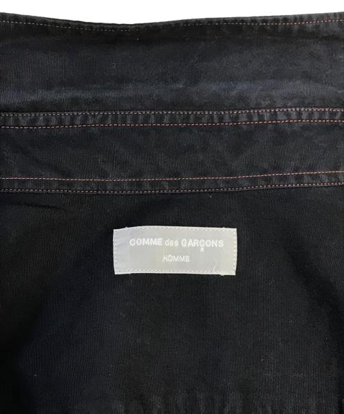 COMME des GARCONS HOMME（コムデギャルソン オム）COMME des GARCONS HOMME (コムデギャルソン オム) オレンジステッチシャツ ネイビー サイズ:表記なしの古着・服飾アイテム