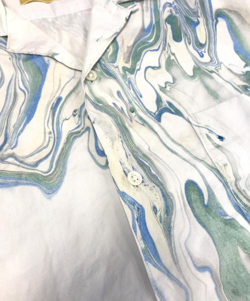 seven by seven（セブンバイセブン）seven by seven (セブンバイセブン) 総柄シャツ スカイブルー サイズ:Mの古着・服飾アイテム