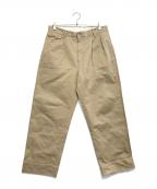 Unlikelyアンライクリー）の古着「Sawtooth Flap 2P Trousers」｜ベージュ