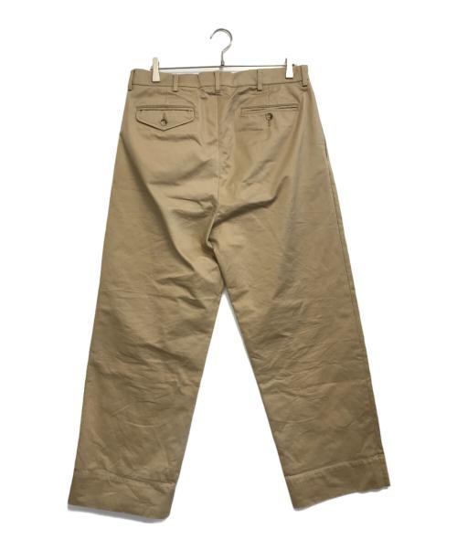 Unlikely（アンライクリー）Unlikely (アンライクリー) Sawtooth Flap 2P Trousers ベージュ サイズ:Lの古着・服飾アイテム