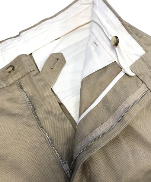 Unlikely（アンライクリー）Unlikely (アンライクリー) Sawtooth Flap 2P Trousers ベージュ サイズ:Lの古着・服飾アイテム
