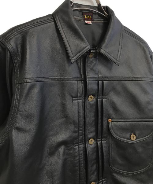 LEE（リー）LEE (リー) レザーカウボーイジャケット ブラック サイズ:40の古着・服飾アイテム