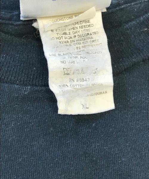 キャラクターTシャツ（キャラクターTシャツ）キャラクターTシャツ (キャラクターTシャツ) 90s Jack Skellington(ジャックスケリントン) プリントTシャツ ブラック サイズ:XL　　　の古着・服飾アイテム