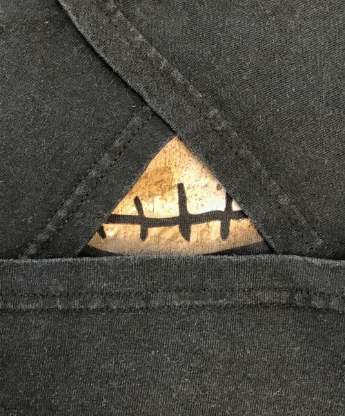 キャラクターTシャツ（キャラクターTシャツ）キャラクターTシャツ (キャラクターTシャツ) 90s Jack Skellington(ジャックスケリントン) プリントTシャツ ブラック サイズ:XL　　　の古着・服飾アイテム