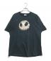キャラクターTシャツ（キャラクターTシャツ）の古着「90s Jack Skellington(ジャックスケリントン) プリントTシャツ」｜ブラック