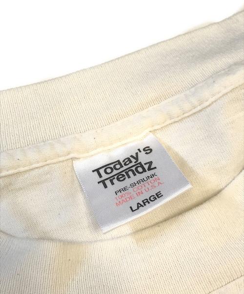 Today's Trendz（トゥデイズ トレンズ）Today's Trendz (トゥデイズ トレンズ) ロングスリーブTシャツ ホワイト サイズ:Lの古着・服飾アイテム