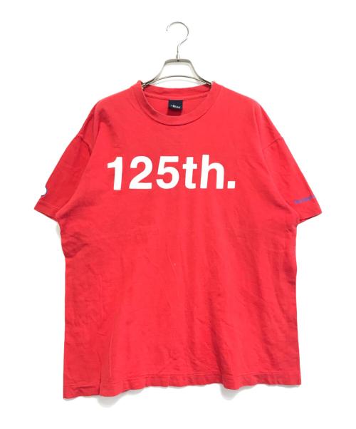 stussy（ステューシー）stussy (ステューシー) プリントTシャツ レッド サイズ:Lの古着・服飾アイテム