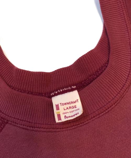 TOWN CRAFT（タウンクラフト）TOWN CRAFT (タウンクラフト) 半袖スウェット レッド サイズ:Lの古着・服飾アイテム