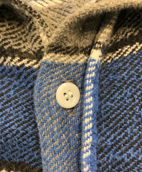 big mac（ビッグマック）big mac (ビッグマック) ヘビーフランネルシャツ ブルー サイズ:MEDIUMの古着・服飾アイテム