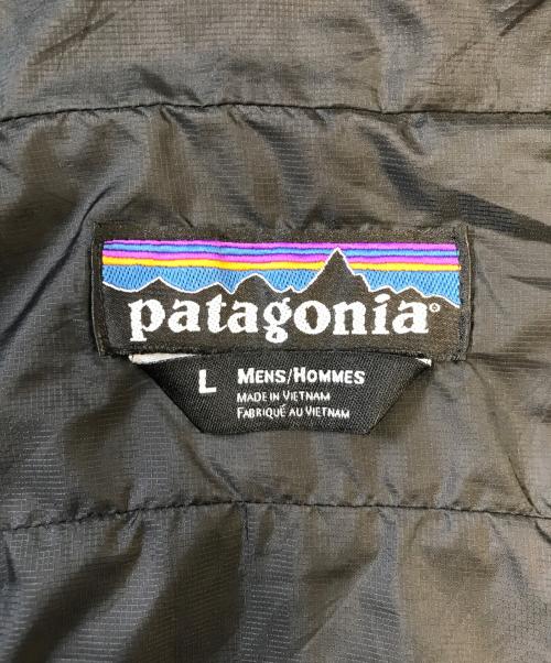 Patagonia（パタゴニア）Patagonia (パタゴニア) マイクロパフフーディージャケット ブラック サイズ:Lの古着・服飾アイテム