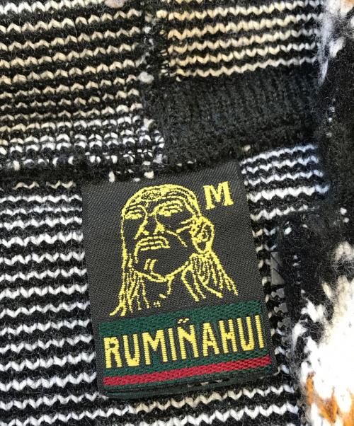 TEJIDOS RUMINAHUI（ヴィンテージ）TEJIDOS RUMINAHUI (ヴィンテージ) エクアドルニット ブラック サイズ:Mの古着・服飾アイテム