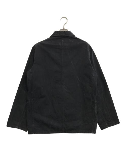 J.G.EISEL（アイゼル）J.G.EISEL (アイゼル) ユーロワークジャケット ブラック サイズ:SIZE 48の古着・服飾アイテム