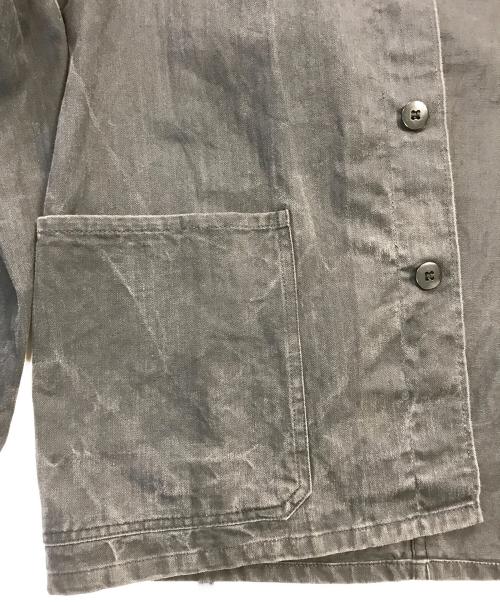 J.G.EISEL（アイゼル）J.G.EISEL (アイゼル) ユーロワークジャケット ブラック サイズ:SIZE 48の古着・服飾アイテム