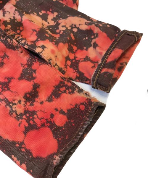 SUPREME（シュプリーム）SUPREME (シュプリーム) Regular jean bleached red レッド サイズ:30の古着・服飾アイテム