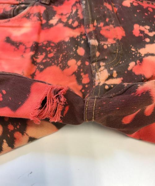 SUPREME（シュプリーム）SUPREME (シュプリーム) Regular jean bleached red レッド サイズ:30の古着・服飾アイテム