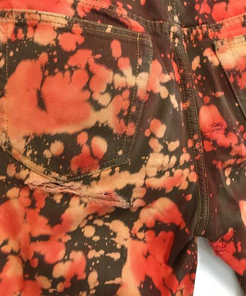 SUPREME（シュプリーム）SUPREME (シュプリーム) Regular jean bleached red レッド サイズ:30の古着・服飾アイテム