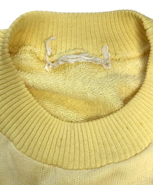 VINTAGE（ヴィンテージ）VINTAGE (ヴィンテージ) ナンバリングスウェット イエロー サイズ:表記なしの古着・服飾アイテム