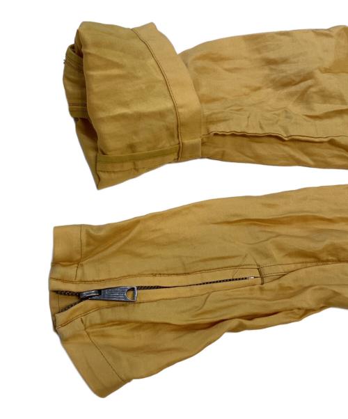 KATHARINE HAMNETT（キャサリンハムネット）KATHARINE HAMNETT (キャサリンハムネット) ジップジャケット イエロー サイズ:Mの古着・服飾アイテム