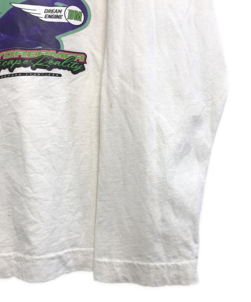 BLUEMARBLE（ブルーマーブル）BLUEMARBLE (ブルーマーブル) Moto print vneck sleeveles ホワイト サイズ:Mの古着・服飾アイテム