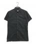 RAF SIMONS（ラフシモンズ）の古着「胸ロゴ刺繍半袖シャツ」｜ブラック