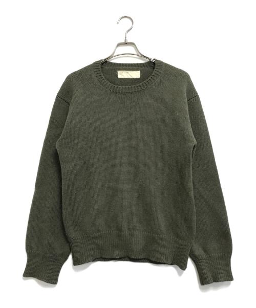 COMME des GARCONS HOMME（コムデギャルソン オム）COMME des GARCONS HOMME (コムデギャルソン オム) 00's ウールニット オリーブ サイズ:表記なしの古着・服飾アイテム